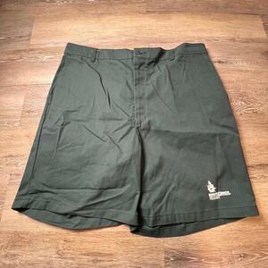 Red Kap Work Shorts Mens 42 Green Mayflower Transit Logo Utility PT26SG4